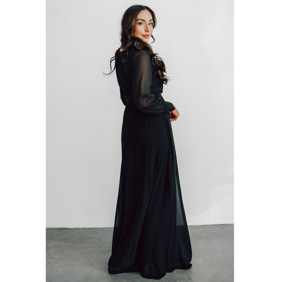 NWT Baltic Born Lydia Maxi Dress Black XL - Picture 4 of 11